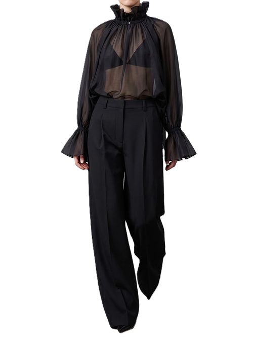 Camicia 'Estelle' TheLatest | TLW04027T0161LNTPT0002 BLACK